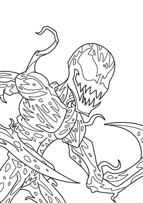 Symbiote Coloring Pages Coloring Pages