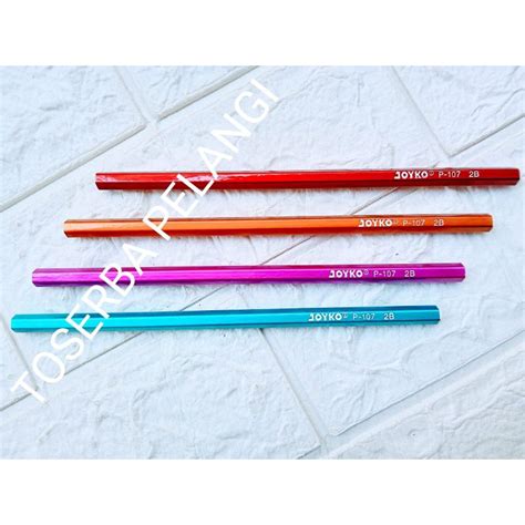 Jual Pensil Joyko 2b Warna 1 Pcs Shopee Indonesia