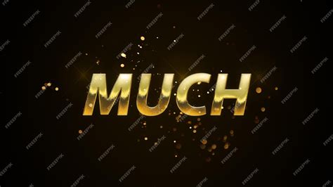 premium photo  gold text   word