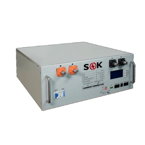 Sok Current Connected Battery 100ah 48v Rack Mounted Battery