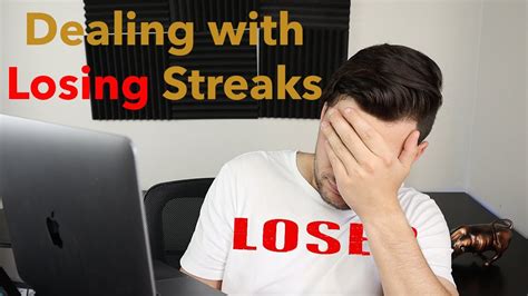 How To Deal With Losing Streaks In Trading Youtube