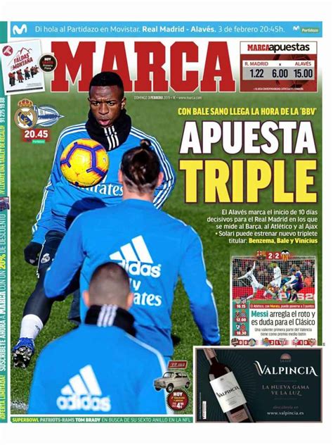 La Portada Del Diario Marca 03 02 2019