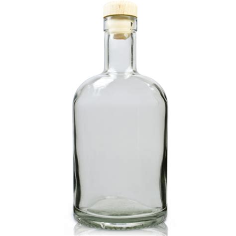 700ml Spirit Bottle And Cork Stopper Clear Glass Spirits Bottle And Cork