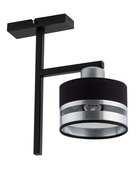 Pro Lampa Sufitowa Czarno Srebrna Punktowa Sigma