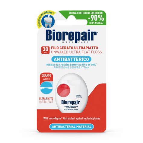 Biorepair Filo Interdentale Cerato Ultra Piatto Uso Quotidiano