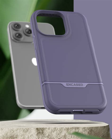 Iphone 14 Pro Rebel Case In Purple With Screen Protector Encased