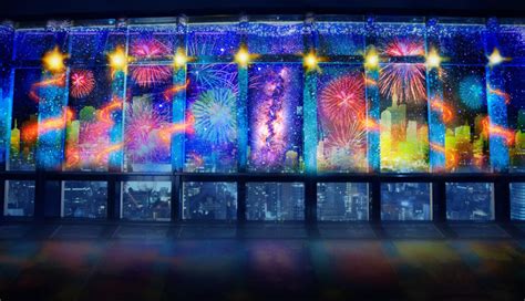 Tokyo Tower X NAKED INC A Digital Fireworks Mapping Show That