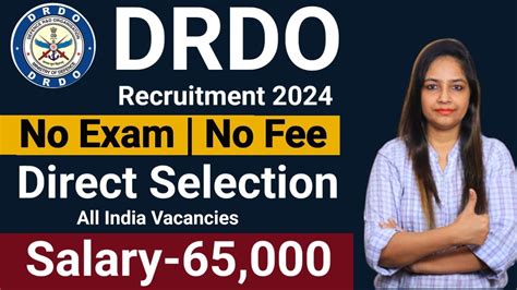 Drdo Recruitment 2024 Drdo Vacancy 2024 Latest Government Jobs 2024