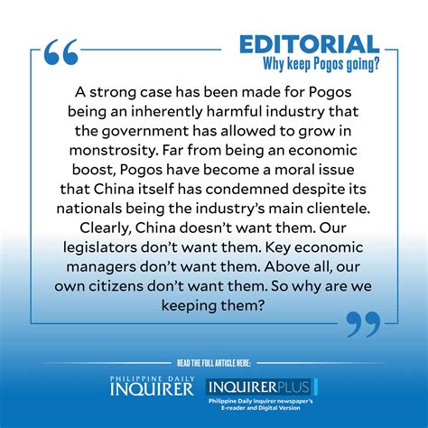 Why keep Pogos going? | Inquirer Opinion