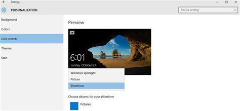 Windows 10 Lock Screen Slideshow Settings - Microsoft Community