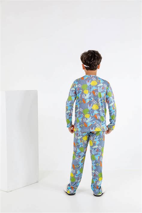 PIJAMA INFANTIL MASCULINO SUED 787 DINO Império Lingerie