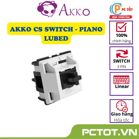 AKKO CS switch Piano Lubed 5 pin 45 switch Shopee Việt Nam