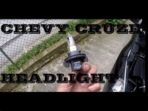 Change Headlight Bulb Chevy Cruze