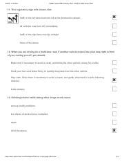 FLORIDA DMV PRACTICE TEST 11 20 Pt2 Pdf 8 4 22 11 46 AM FREE Florida