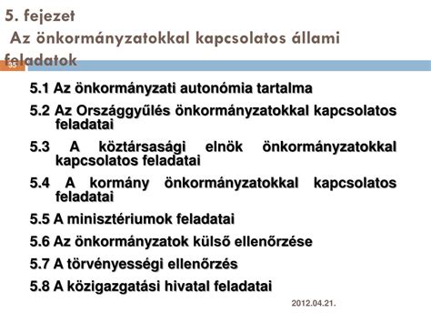 PPT ÖNKORMÁNYZATI KÖZIGAZGATÁS PowerPoint Presentation free download