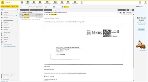 Deutsche Post Dhl Group Briefankündigung Startet Für Kunden Von Gmx