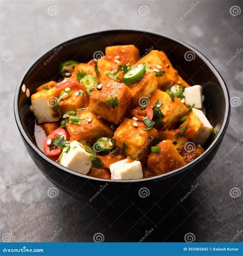 Dry Chilly Paneer Stock Illustration Illustration Of Food 303485842