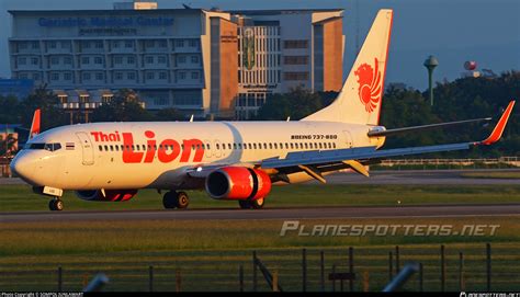 HS LUQ Thai Lion Air Boeing 737 8GP WL Photo By SOMPOL JUNLAMART ID