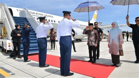 Bertolak Ke Kendari Wapres Hadiri Pengukuhan KDEKS Ke 25