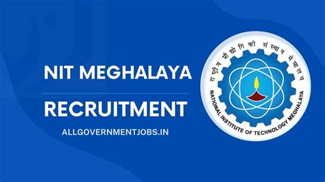 NIT Meghalaya Jobs 2024 Apply For 10 Technical Assistant Technician