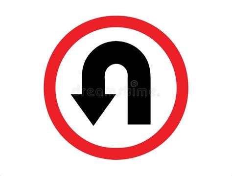 U Turn Sign Clip Art