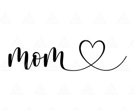 Mom Heart Svg Mama Svg Mommy Svg Mothers Day Svg Mama T Shirt Design Mom To Be Cut File