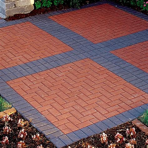 Pavestone Holland In X In X In Charcoal Concrete Paver