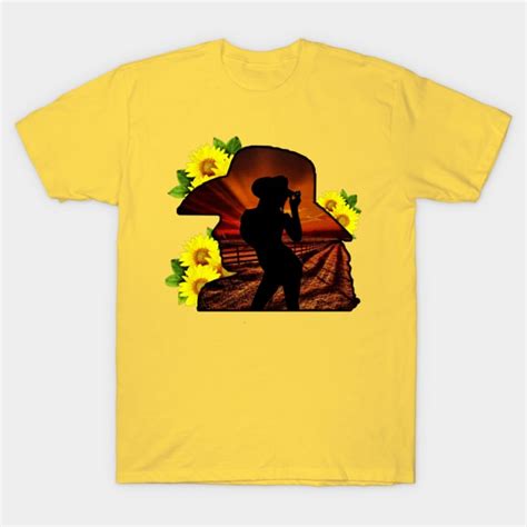 Sunflower Cowgirl Cowgirl T Shirt Teepublic