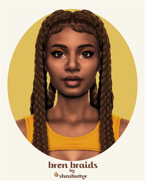 Bren Braids Sheabuttyr On Patreon Sims Mm Cc Sims Four Sims Cc