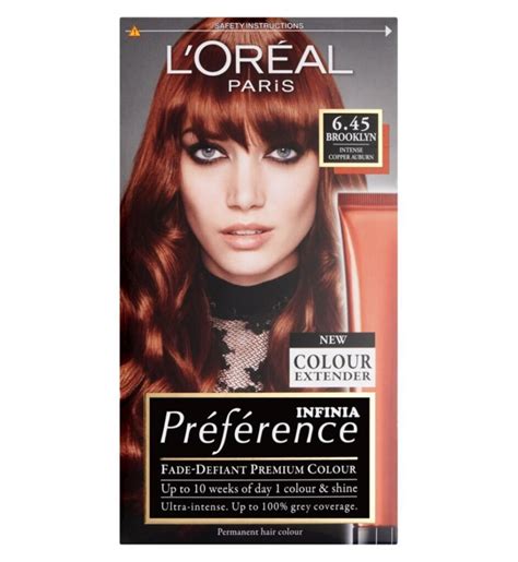 Loreal Preference 6.45 Brooklyn Intense Copper Auburn Hair Dye - BD ...