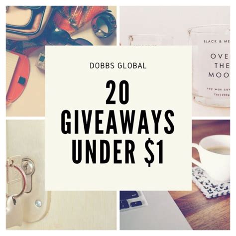 The Words Dobos Global Giveaways Under 1