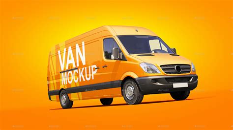 Mercedes Sprinter Van Mock Up Graphics GraphicRiver