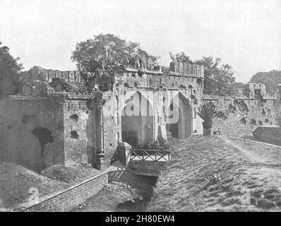 Kashmir Gate Delhi Stock Photo Alamy