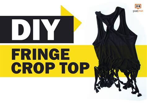 Diy Fringe Crop Top Youtube