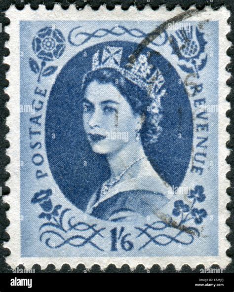 United Kingdom Circa 1952 Postage Stamp Printed In England Shows A