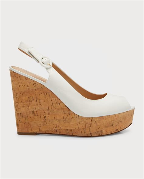 Veronica Beard Dali Multi Woven Cork Wedge Sandals Neiman Marcus