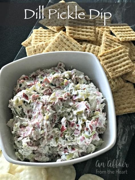 Dill Pickle Dip Just Like Those Pickle Wraps In An Easy Dip