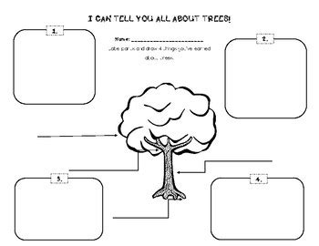 Trees Graphic Organizer by KinderPops | TPT