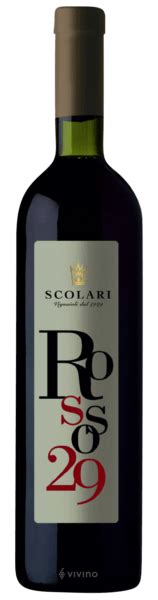 Cantine Scolari Rosso 29 Vivino Italia