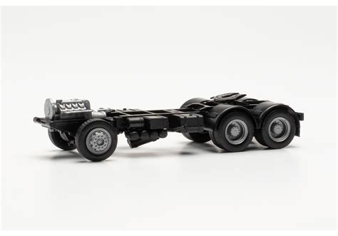 Herpa Zugmaschinen Fahrgestell Scania Hauber 3 achsInhalt 2 Stück 082181