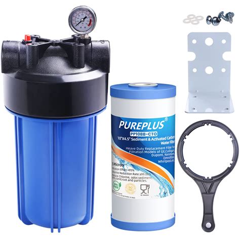 Pureplus Whole House Water Filtration System With Sediment And Carbon Water Filter For Sale