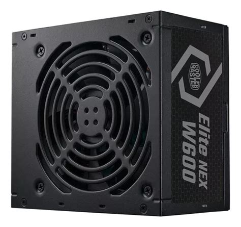 Fonte Atx Gamer W Elite Nex Plus C Cabo Cooler Master Cor Preto