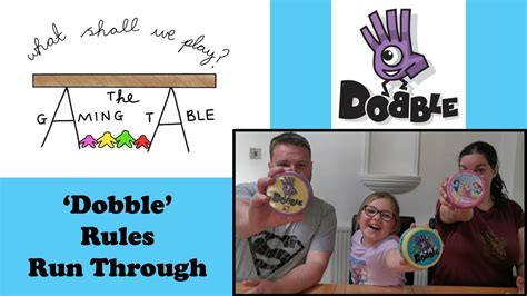 dobble rules run  youtube