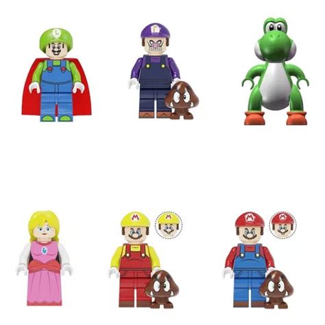 Minifiguras Mario Bros Kit De Piezas Diferentes