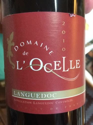 Domaine De L Ocelle Languedoc Vivino Us