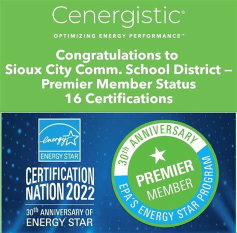 Sixteen Sioux City Community School District Buildings Receive Energy Star Designation | Sioux ...