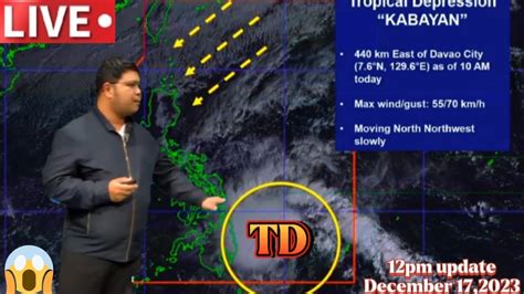 Bagyong Kabayan Binabantayan Ang Pag Land Fall Nito Sa Bahagi Nang