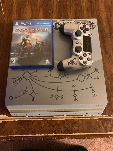 Sony Playstation 4 Pro 1tb Limited Edition Console God Of War Bundle