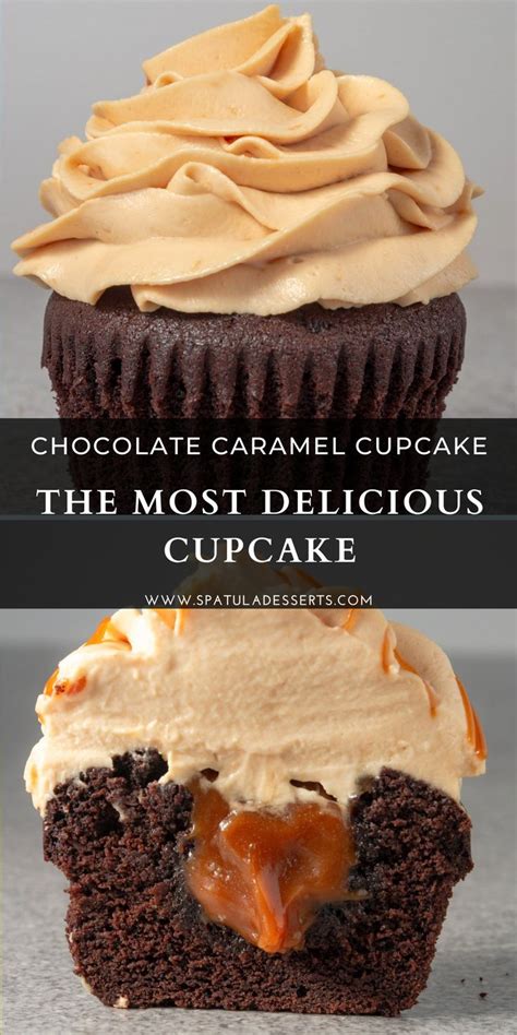 Chocolate Caramel Cupcake Spatula Desserts Recipe In Cupcake