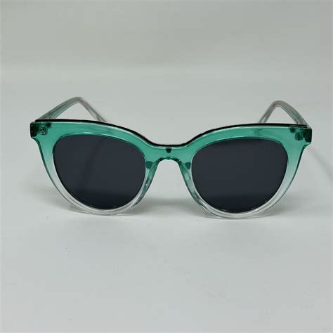 Prive Revaux The Kiki Polarized Sunglasses Green Clear Ombre Ebay